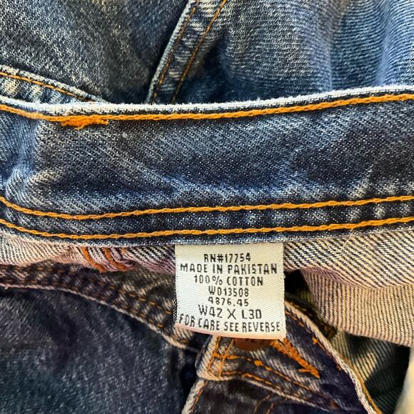 Key Jeans Blue Men's Size 42x30 - Picture 3 of 6